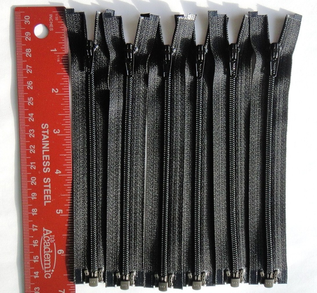 YKK Separating Zippers Number 3s Black 580 5pcs Available Etsy