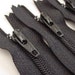 10 Black 6 Inch Zippers YKK Color 580 - Etsy