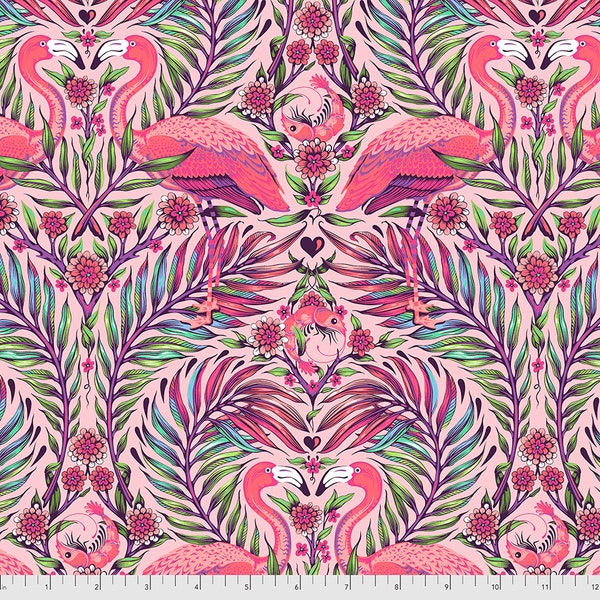 Tula Pink - Daydreamer- Pretty In Pink - Dragonfruit- 100% Cotton fabric - available in fq, half yard, and yardage