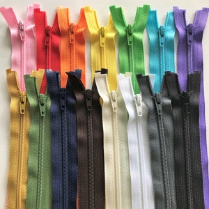 YKK Separating Zippers 10 inch Your choice of Color 1 Zipper image 1