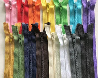 YKK Separating Zippers- 10 inch - Your choice of Color- 1 Zipper