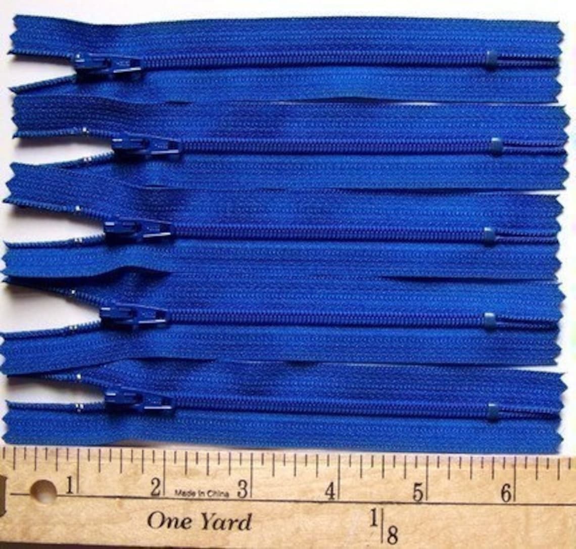 YKK ZIPPERS Your Choice of 25 YKK Brand 6 Inch Zippers Mix Etsy