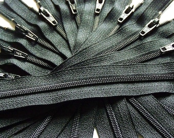 SALE Wholesale Ykk Zippers Fifty  Black 10 Inch Color 580