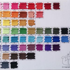 YKK-Reißverschlüsse 65-teiliges Sampler-Set Eine von jeder Farbe LABELED Nylonspule YKK-Reißverschlüsse für Röcke, Kleider, Beutel und mehr Bild 5