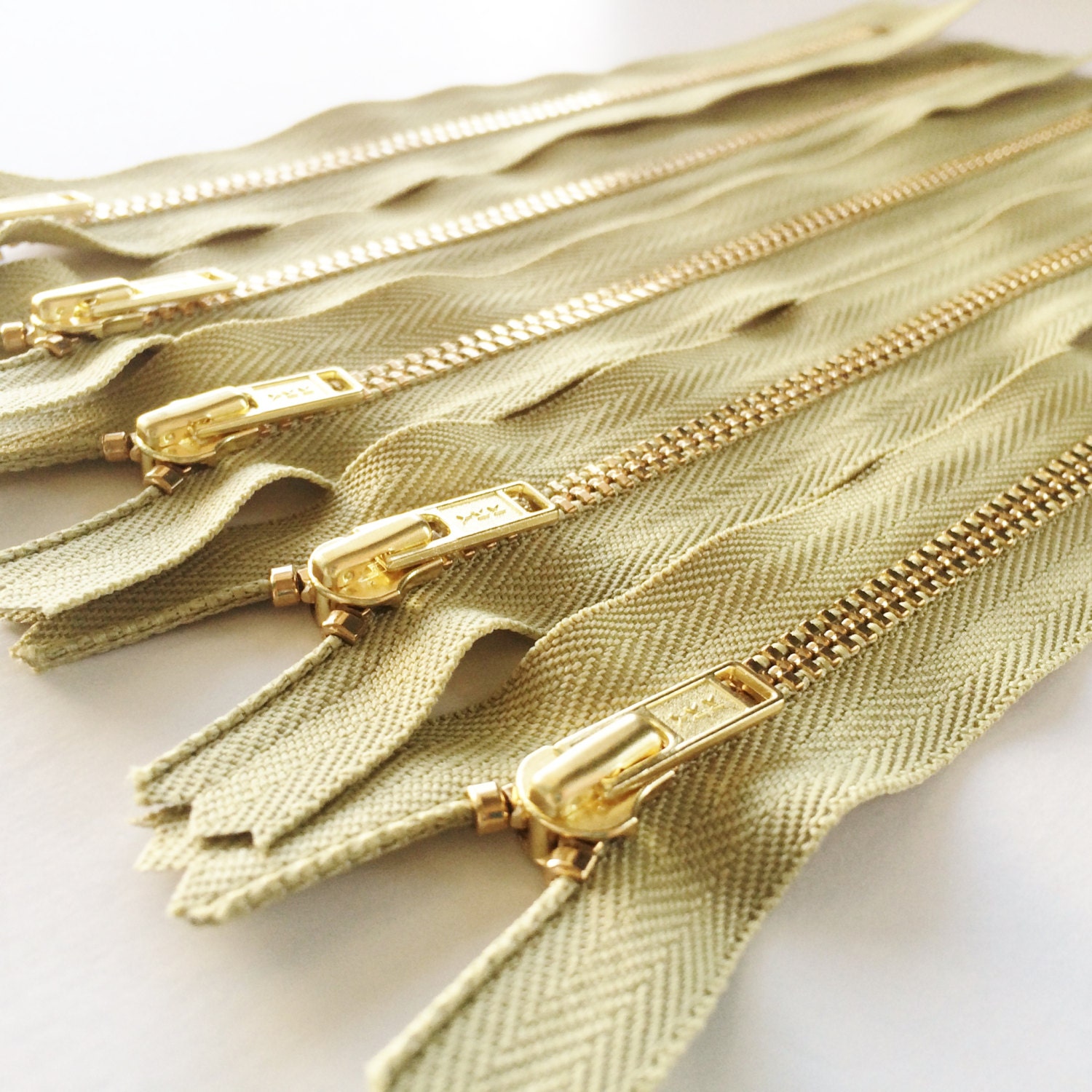 パンツ PROPA9ANDA BRATS CHECK ZIPPERS radiots Brass Zippers- 7 Inch Closed Bottom Ykk Metal Teeth Zips- (5