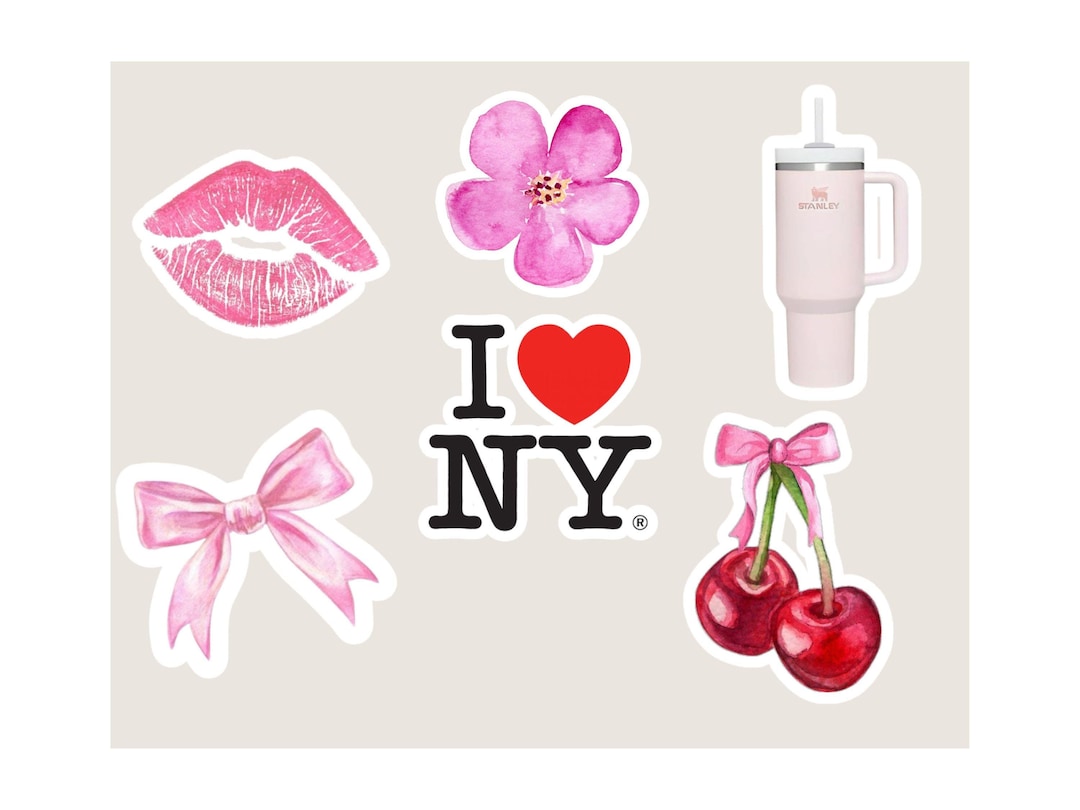 Clean Girl Aesthetic Stickers Bundle Girly Everyday Neutral Sitckers ...