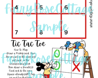 Tic Tac Toe Savings Game Board |  Savings Challenge Game | Money Savings Challenge