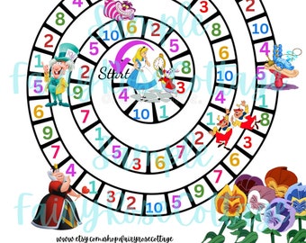 Alice Savings Game Board | Money Saving Challenge (Digital Download)