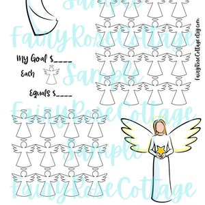 Christmas In July | Angel Savings Challenge | Savings Challenge Printable | Money Saving Challenge | Savings Tracker