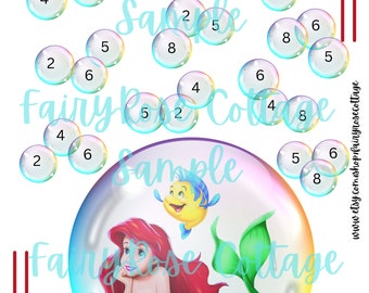 Mermaid Savings Tracker | Savings Challenge Game | Money Saving Challenge | Princess Game