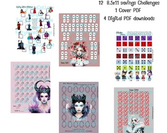 Bösewicht Spar-Challenge Bundle, Geld-Tracker (Digitaler Download)