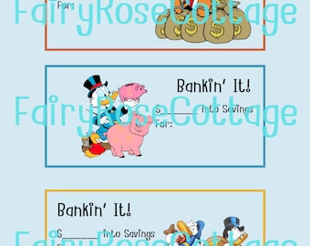 Cash Stuffing Placeholder Slips | Printable Banking Cards (PDF)