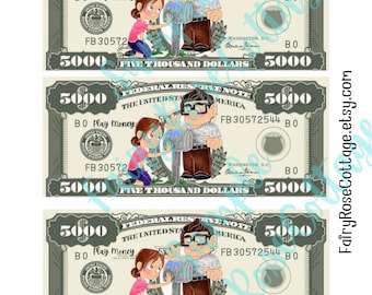 Cash Stuffing Placeholder Slips |5000 Dollar | Cash Budgeting | Savings Challenge | Sinking Funds