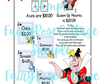 Desafío de Ahorro de la Reina Roja / Juego de Dinero Imprimible (Descarga Digital)