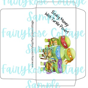 Cash Saving Envelope Challenge, Printable Envelope Only, For Ninja