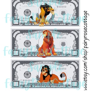 Cash Stuffing Placeholder Slips |1000 Dollar | Cash Budgeting | Savings Challenge | Sinking Funds