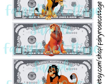Cash Stuffing Placeholder Slips |1000 Dollar | Cash Budgeting | Savings Challenge | Sinking Funds