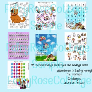 Boek Fun Savings Challenge, Balloon House, Money Games (pdf-downloadbaar boek)
