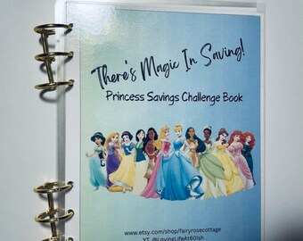 Princess Savings Challenge Book, Savings Challenge, Cash Envelopes