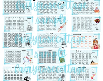 Cruise Savings Challenge, Family Vacation Tracker, Printable (PDF)