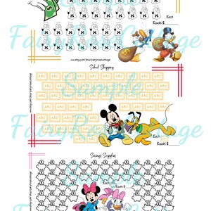 8 Mini Tracker di Risparmio, Sfida al Risparmio, Sfida della Busta per Risparmiare, Stampabile