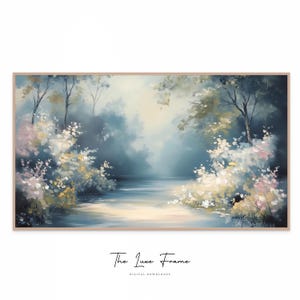 Frame Tv Art Landscape | Spring Digital Download | Nature Wall Art | Samsung frame tv bezel Instant Download