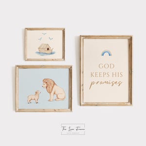 Set of 3 Nursery Bible Verse Wall Art, Nursery Scripture, Christian Nursery Wall Art, Christian Nursery Decor, Baby Room Decor, Nursery Art