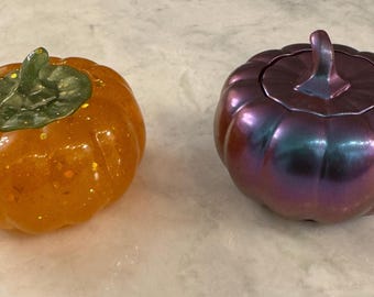 Charmante pompoenpot met optioneel led-theelichtje