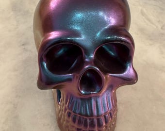 Harsschedel – handgemaakt – presse-papier – woondecoratie – gotisch – halloween – cadeau op maat