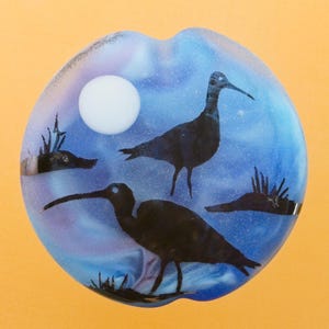Curlew Bird Pendant for Seashore Walkers and Birders