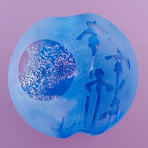 Colgante de flor de iris - Joyas de la naturaleza para disfrutar del verano en la jardinería