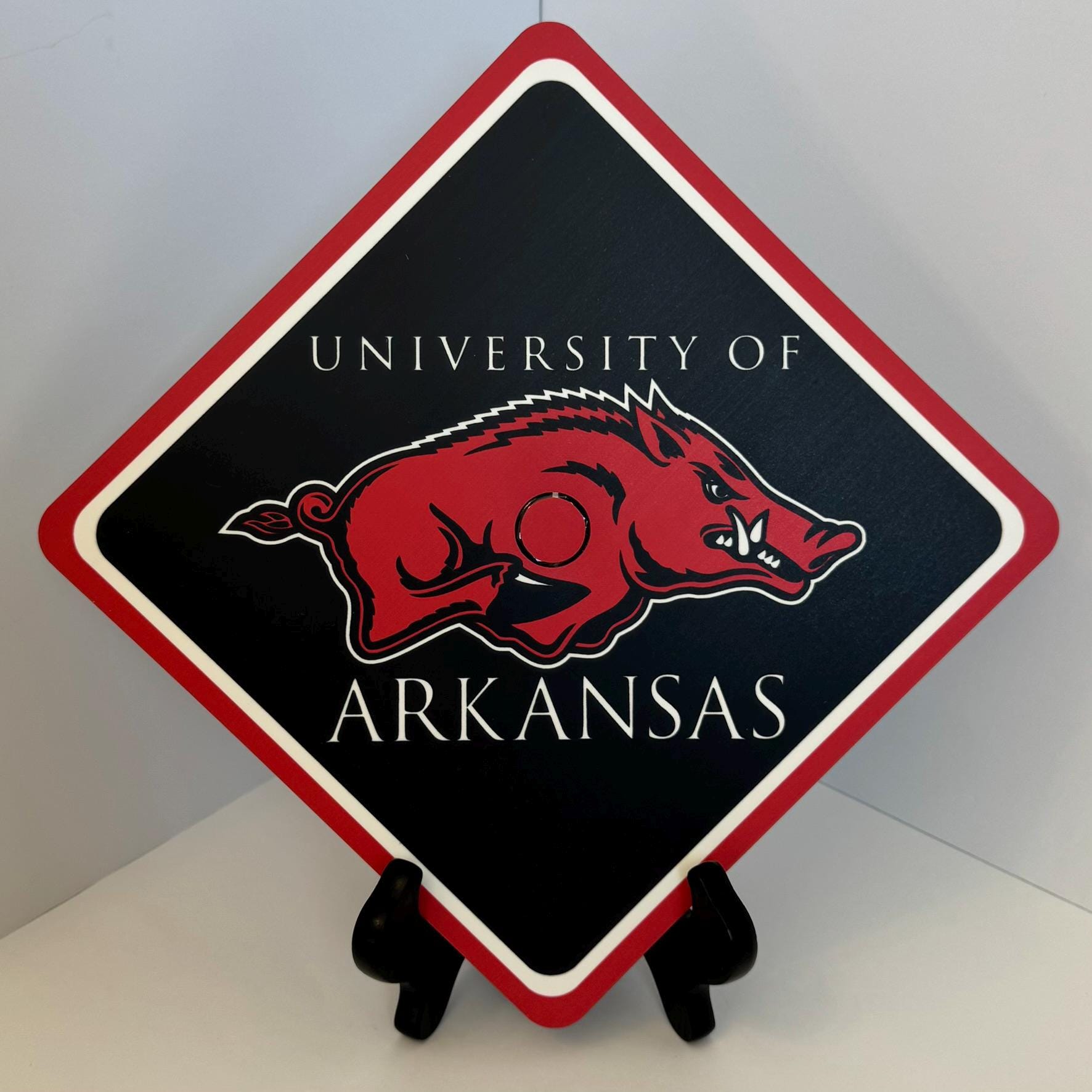 Graduation Cap Topper Custom Design Decorated University of Arkansas ...