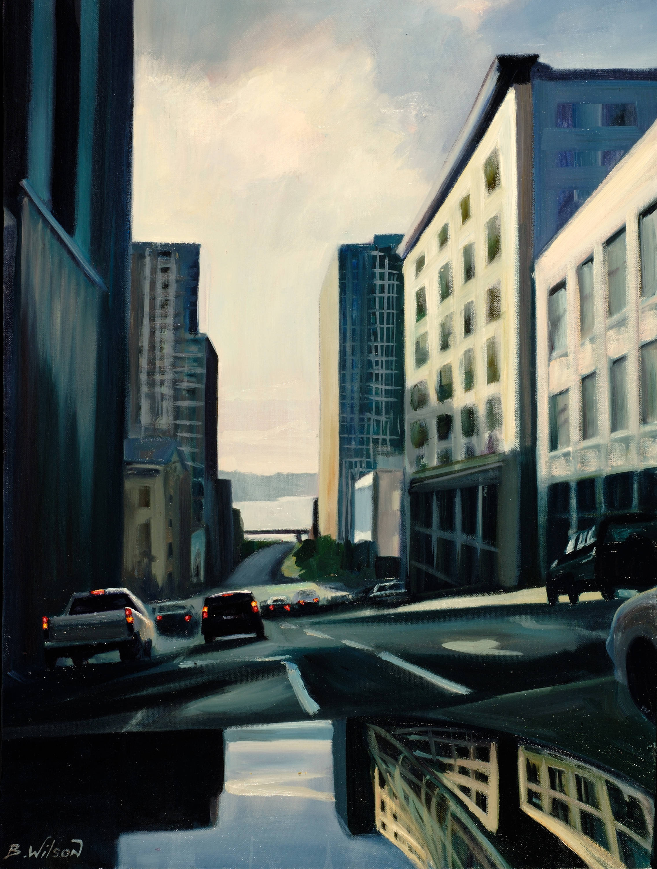 Seattleart Metal Wall ArtSeattle Cityscape Seattle city Etsy España