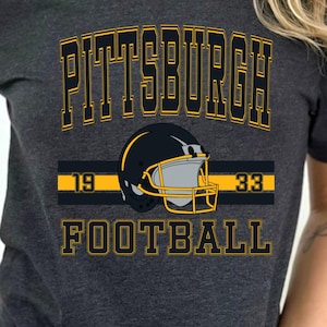 Vintage Pittsburgh Football T-Shirt: Retro College Apparel