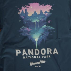 Pandora Sweatshirt Gift for Fans | Na&#39;vi Inspired Disney Trip Shirt | Way of Water Animal Kingdom Family Sweatshirt