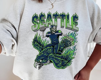 Seattle Football Fan Vintage Sweatshirt and Classic Shirt for Every S-2XL