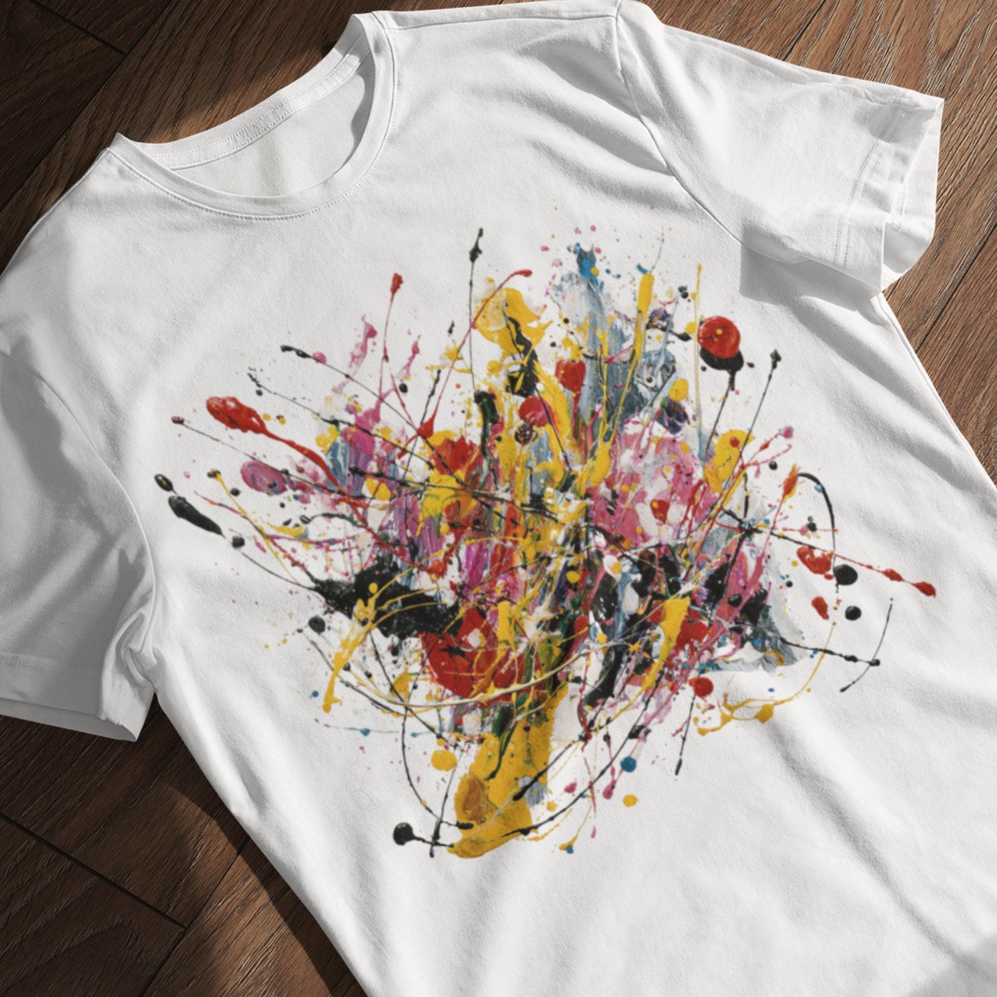 Paint Splatter Tee - Etsy