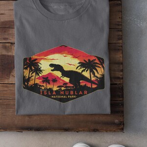 Jurassic Park T-Shirt: Isla Nublar Adventure, Universal Studios Gift