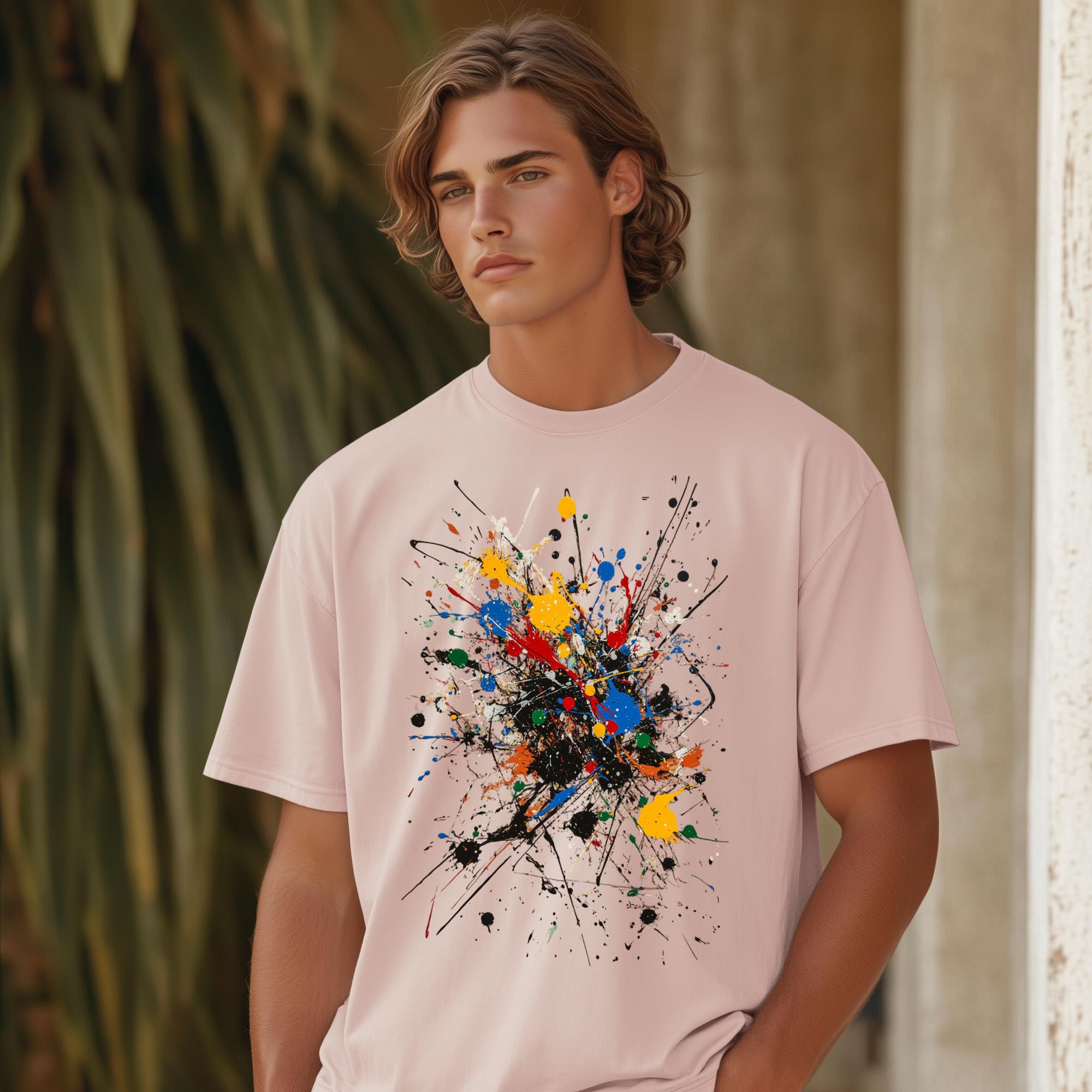 Paint Splatter Tee - Etsy