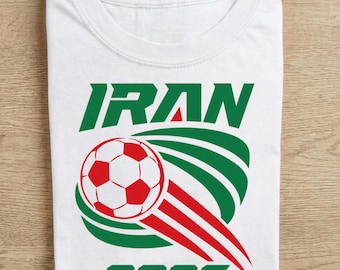 Iran Soccer Shirt-Iranian Fan Tee-Vintage Retro Football Gift-2026 Game Day