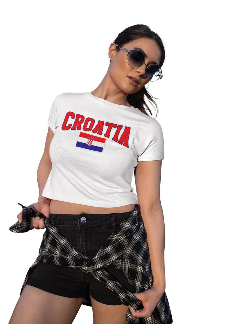 Croatia Shirt 2026 Soccer | Hrvatska Flag Soccer Tee Game Day Soccer | Gift for Soccer Fan World Football image 1