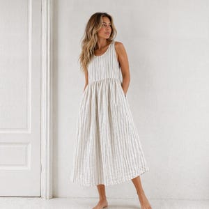 custom linen dresses Only the last few of these linen dresses are now left on lisavontang.com!  Featuring custom neckline macrame inspired by the designs painted on  Chinese porcelain. Shoot by @erexina of @boomboom_studios A reunion