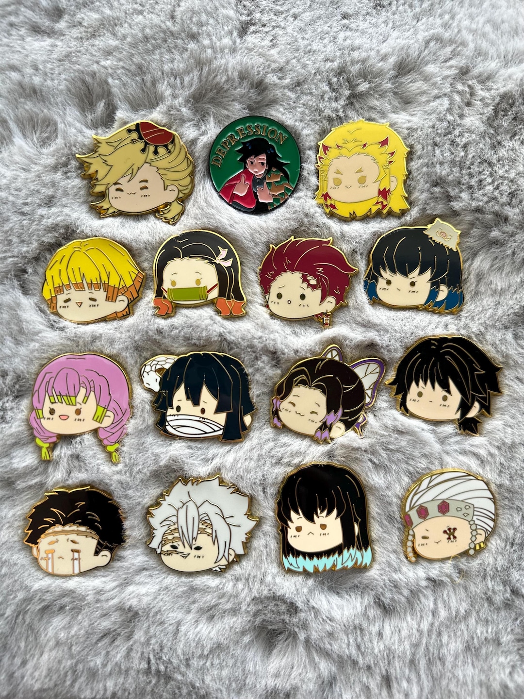 Kawaii Anime Enamel Pin Cute Otaku Accessory Collectible Fan Art Pin