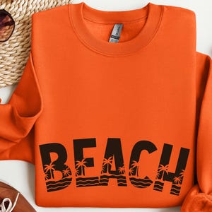 Beach Sweatshirt, Beach  Hoodie, Beach Lover Apparel, Comfy Beach Pullover, Beach Trip Hoodie, Summer Beach Sweater, Oceanside Gift