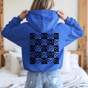 Hearts Sweatshirt hoodie, Cute Heart Hoodie, Gift for her Day, Sweatshirt, Heart Hoodie, Best Love,