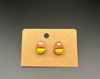 Candy Corn Stud Earrings