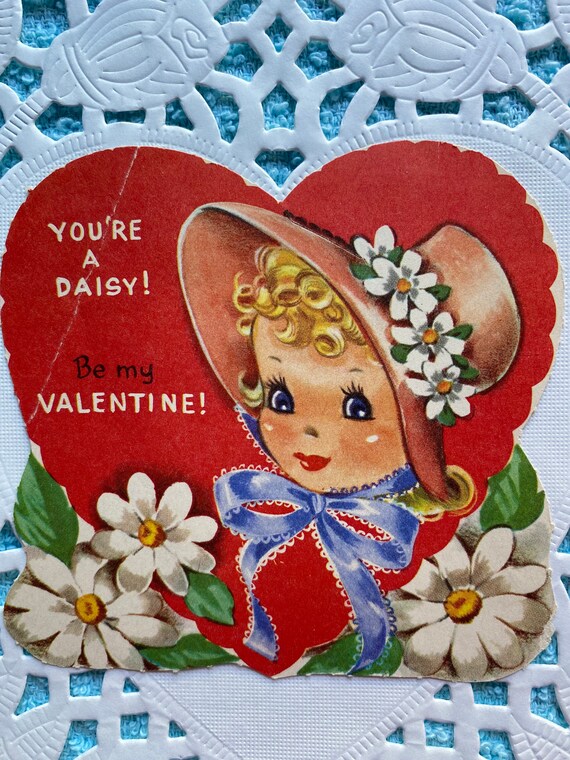 Daisy Heart “Be My Valentine” Greeting Card Daisy Heart “Be My Valentine” Greeting Card