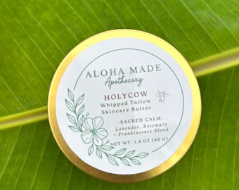 Holy Cow Grass-fed Beef Tallow Whipped Moisture Cream