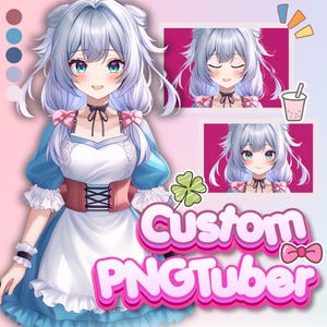 Custom PNGTuber, PNGTuber Character Commissions, Veadotube Character, Discord Twitch Game Streamer Emotes