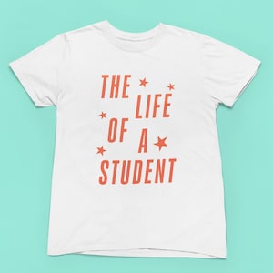 Koszulka z napisem Życie studenta